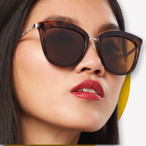 LE Specs Mocha Mousse
Polarized Sunglasses tortoiseshell shiny metal NWT - Picture 5 of 17